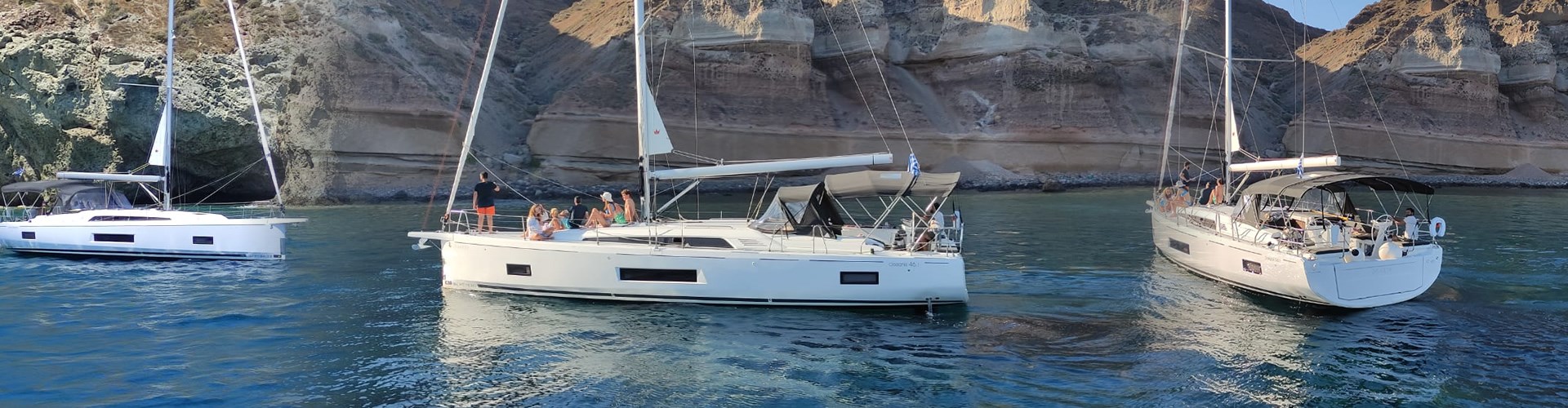 Photo of All-inclusive Private Luxury Sailing Experience in Santorini 