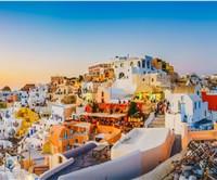 Where does the name "Santorini" come from?