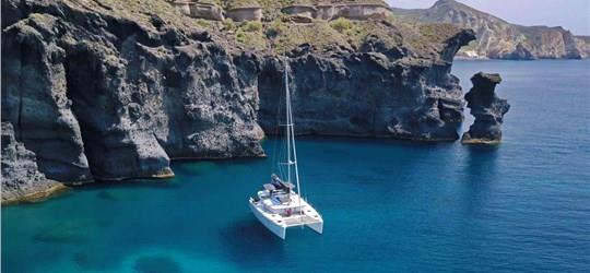 Photo of Small-Group Catamaran Cruise with BBQ Fresh Fish/Seafood Meal & Drinks