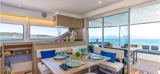 Photo of Santorini Private Cruise on a New Lagoon 43ft Catamaran with Meal & Drinks