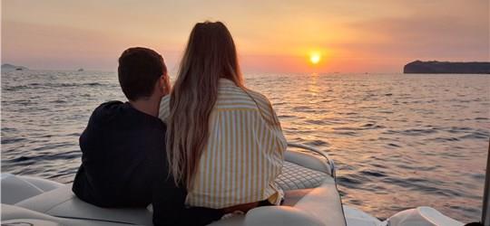 Photo of Private Speedboat Trip in Santorini with Snacks and Drinks