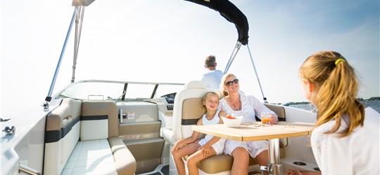 Photo of Explore Santorini on a Private Motor Boat Cruise with Snacks & Refreshments