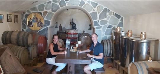 Photo of Santorini Private Wine Tour Experience to 3 Traditional Wineries