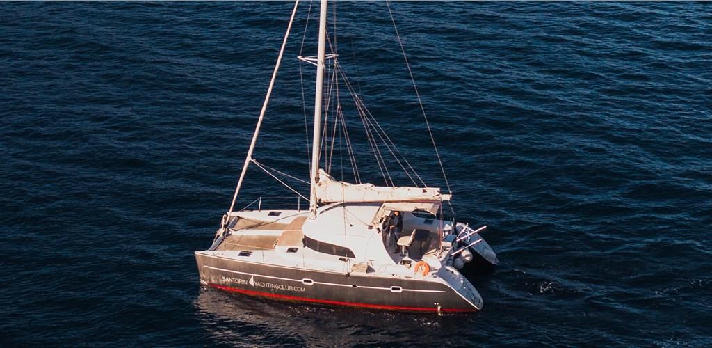 Photo of Private Catamaran Cruise from Oia with meal and drinks 