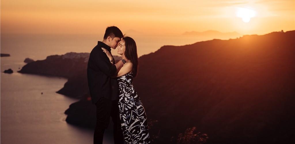 Photo of Surprise Wedding Proposal Photography in Santorini