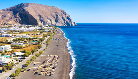 photo of Perissa and Perivolos Beaches